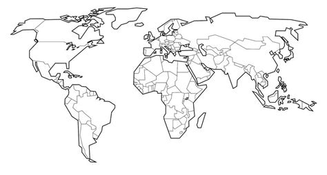 dltk coloring pages world map coloring home
