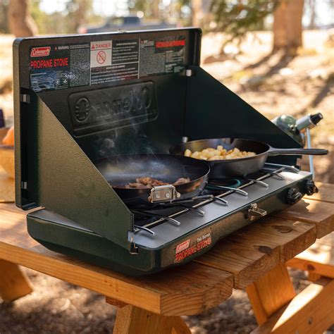 coleman gas camping stove classic propane stove  burner buy   uae sporting