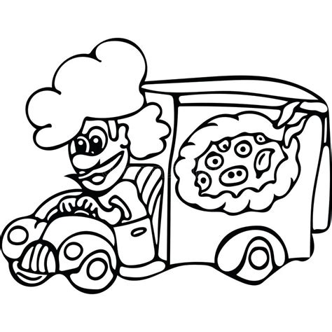 pizza slice coloring page  getdrawings