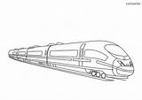 Amtrak Velocidad Dibujo Colomio Movimiento Mallard sketch template
