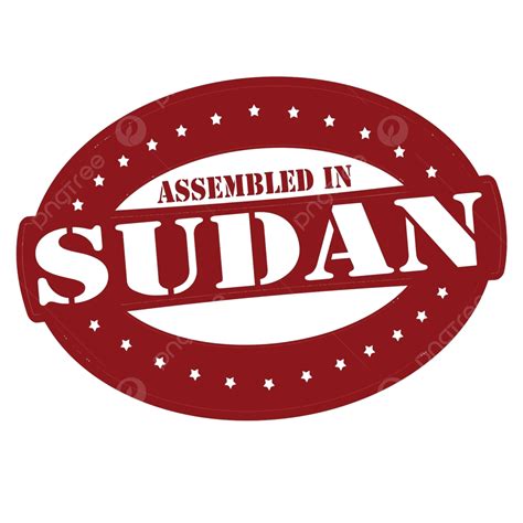 Assembled In Sudan Oval Erect Symbol Vector Oval Erect Symbol Png
