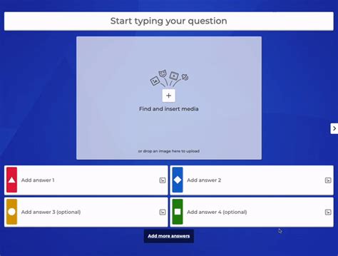 please add more than 4 answer options help and support center