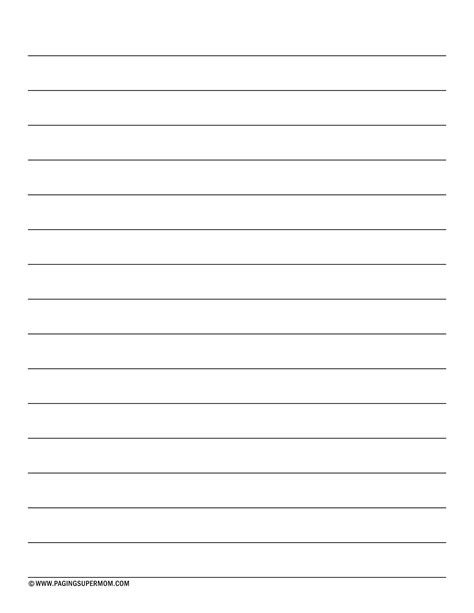 vertical spalding inspired lined paper printable lined paper writing