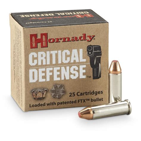 hornady critical defense  special ftx  grain  rounds   special ammo