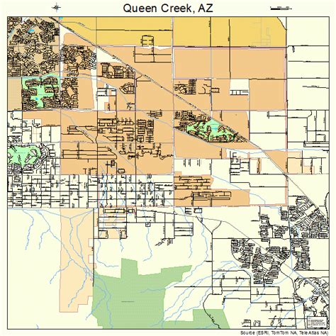 queen creek arizona street map