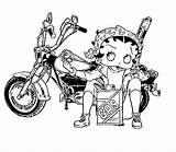 Betty Boop Coloring Cartoons Pages Printable Drawings Drawing Kb sketch template