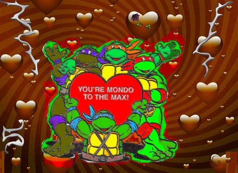 ninja turtles valentines   apriloneil  deviantart