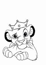 Coloring Lion Pages Baby Getcolorings sketch template