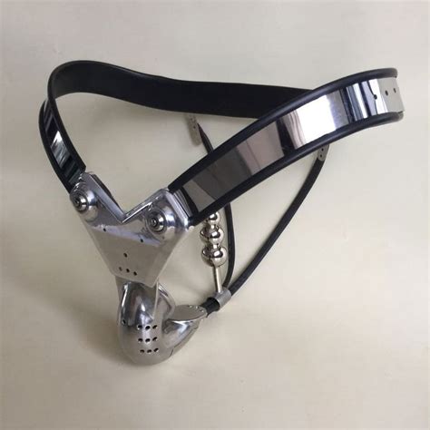 male chastity belt stainless steel chastity penis cage with removable