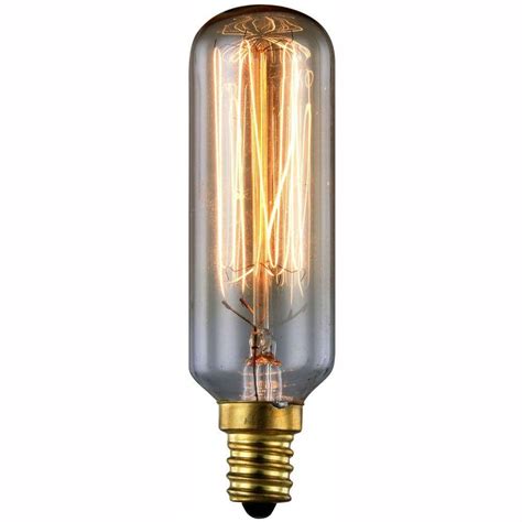 elegant lighting  watt incandescent  vintage edison light bulb  nos    home depot