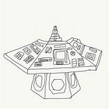 Tardis Drawing Line Console Doctor Paintingvalley sketch template