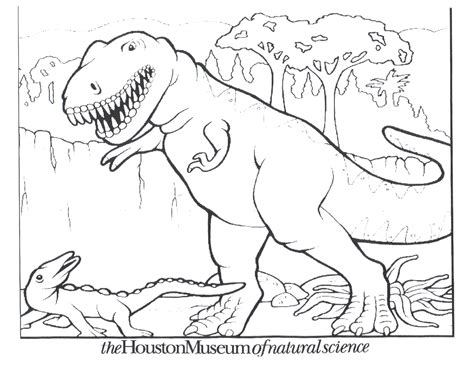 dinosaur  rex coloring pages coloring home