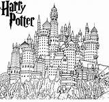 Hogwarts Colorir Castelo Coloringpagesfortoddlers Kunjungi sketch template