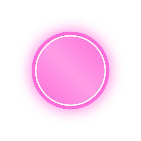 neon pink circle banner neon circle  png  transparent