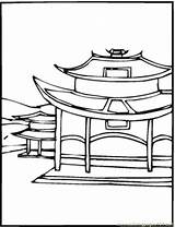 Chinese Coloring Pages Village China House Drawing Temple Printable Clipart Mulan Step Coloringpages101 Cliparts Wall Color Library Sheets Getcolorings Book sketch template