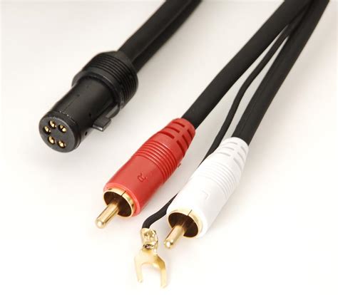 audio technica tonearm cable   phono cables  plugs