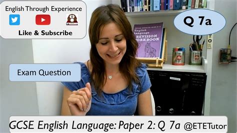 gcse english language paper  section  question   edexcel youtube