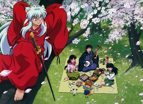 masauestue piknik inuyasha anime higurashi kagome sango inuyasha