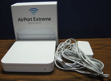 apple airport extreme wireless  wifi router mclla