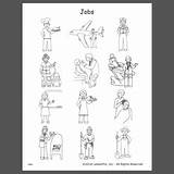 Jobs Coloring sketch template