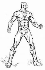 Coloring Flash Superhero Pages Popular sketch template