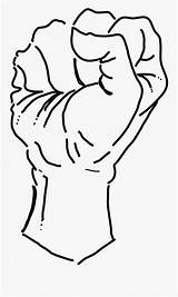 Fist Clipart Clenched Clipartkey sketch template