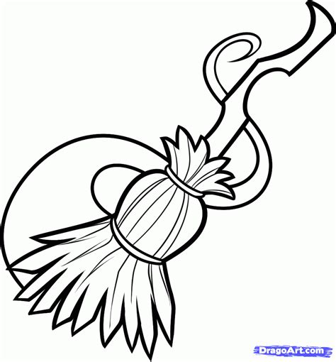 draw  witch   broom louella negrete