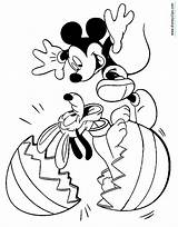 Easter Coloring Disney Pages Mickey Color Egg Mouse Fun Printable Kids Pluto Part Disneyclips Pdf Goofy Donald Print sketch template