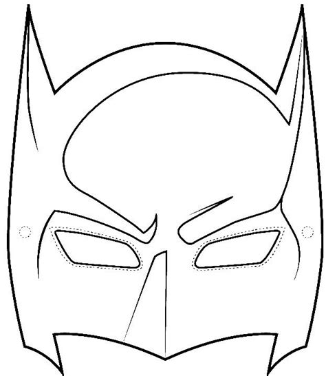 ways  master batman mask template  breaking  sweat boory