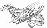 Seawing Base Icewing Wings Fire Dragon Dragons Bejeweled Crows Deviantart Choose Board sketch template