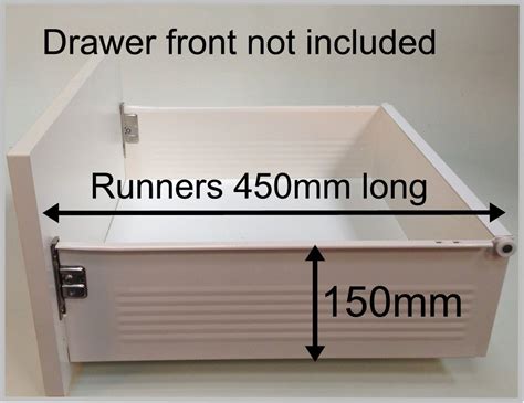 replacement kitchen drawer box deep complete kit including runners