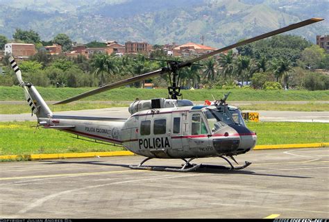 Bell Uh 1h Huey Ii 205 Colombia Police Aviation