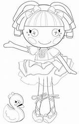 Lalaloopsy Coloring Tippy sketch template