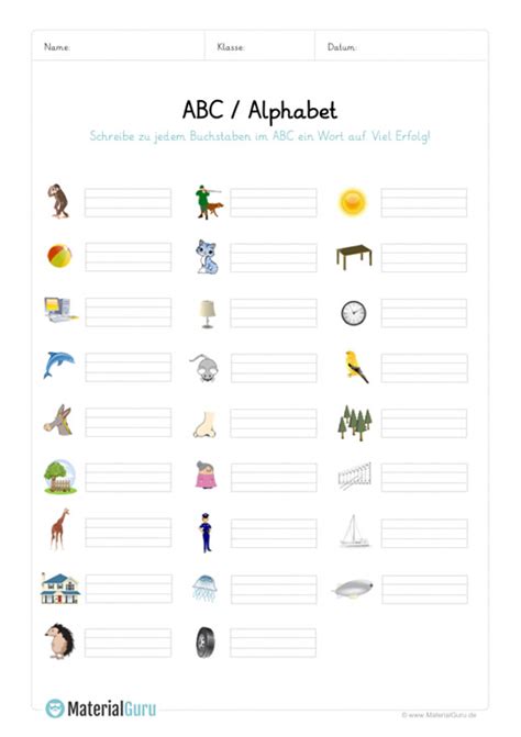 abc alphabet lernen materialguru
