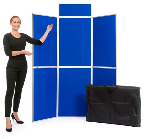 panel portrait table top display boards folding display panels