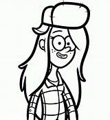 Gravity Falls Coloring Wendy Pages Corduroy Smiling Line Printable Mabel Dipper Collering Colouring Anime Pines Young Color Kidsplaycolor Trending Days sketch template