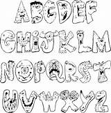 Graffiti Letras Typographique Abecedario Ornamental Alphabets Lettre  Pertaining Lettres sketch template