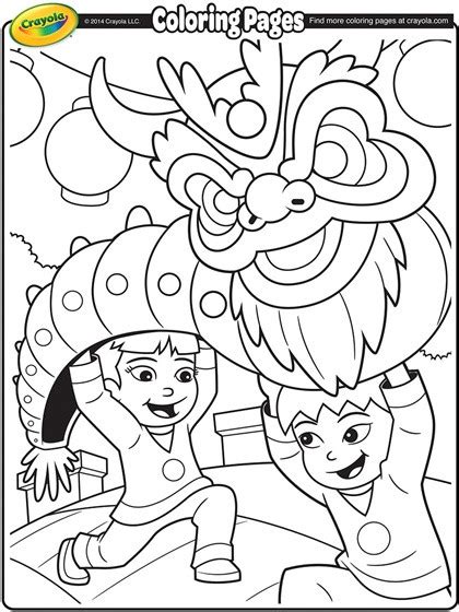 chinese  year  printable coloring pages dragon coloring page