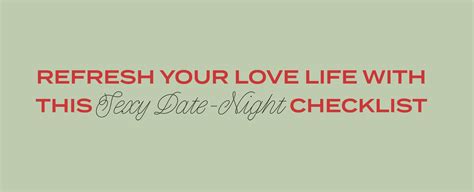 Sexy Date Night Ideas To Refresh Your Love Life Popsugar Love And Sex