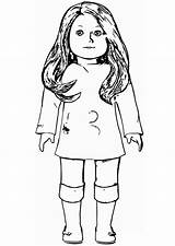 American Girl Coloring Pages Printable Grace sketch template