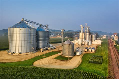 stockage des cereales le silo  grain reseau agricole