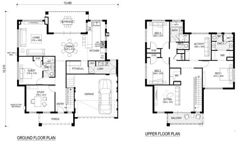 storey home designs  perth  manor perceptions double storey house plans modern