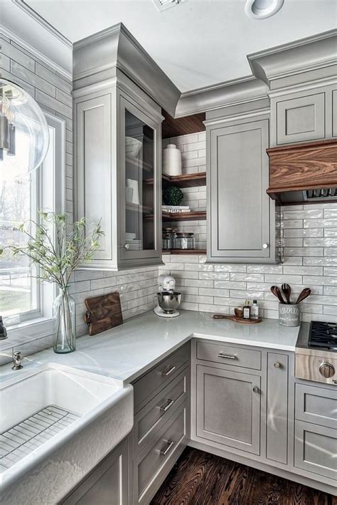 beautiful light grey kitchen cabinets ideas dream house