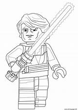 Wars Star Coloring Anakin Lego Skywalker Pages Printable Color Prints sketch template