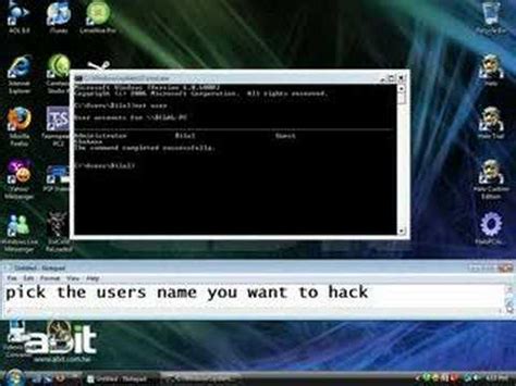 hacking  command prompt youtube