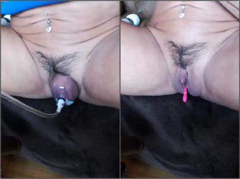 musclemama4u vaginal pump and games with huge clitoris amateur fetishist