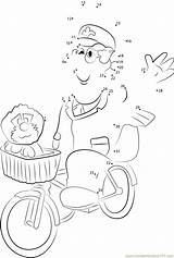 Pat Postman Dots Connect Going Worksheet Dot Kids Cartoons Email Printable Online sketch template