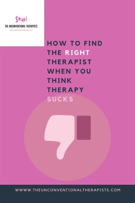 How To Find The Right Therapist When You Think Therapy Sucks