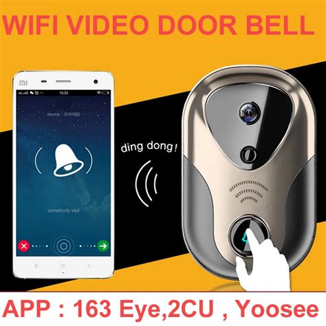 video door intercom camera wifi ip camera wireless alarm doorbell eye hd visual intercom wifi