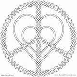 Coloring Pages Peace Heart Pattern Printable Mandala Mosaic Signs Flower Print Large Adult Template Colouring Mosaics Luxury Transparent Kids Visit sketch template